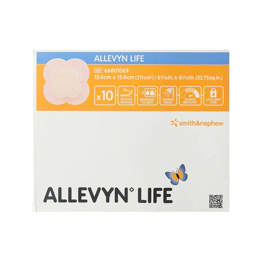 ALLEVYN LIFE APÓSITO HIDROCELULAR ADHESIVO DE SILICONA