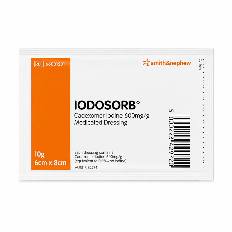 IODOSORB 10 GR APÓSITO DE 6x8cm REF:66060634