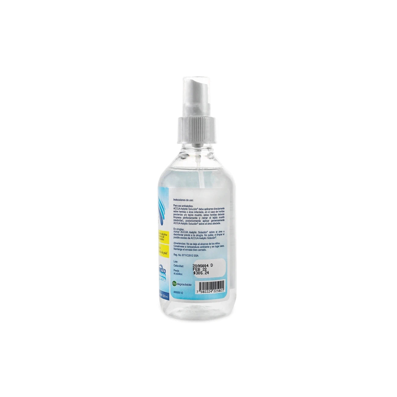 ACCUA ASÉPTIC SOLUCION 240 ml