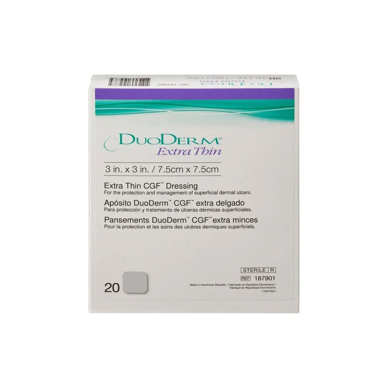DUODERM APÓSITO HIDROCOLOIDE EXTRA DELGADO CONVATEC