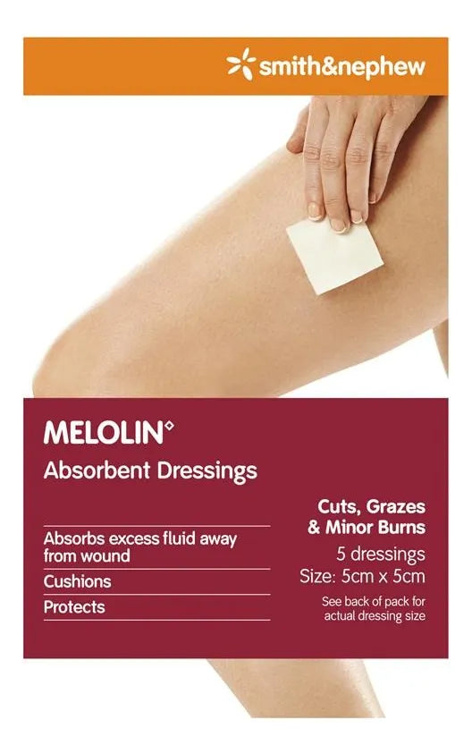 MELOLIN 5x5 APÓSITO ABSORBENTE REF:66974940