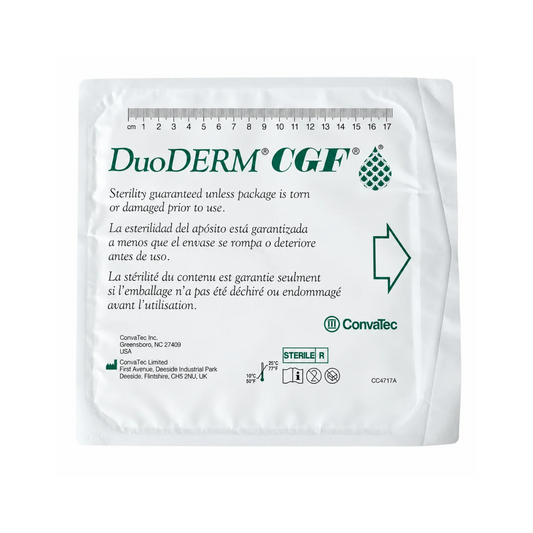 DUODERM CGF 20X20CM APÓSITO HIDROCOLOIDE SIN BORDES 187662