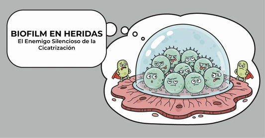Biofilm en heridas: el enemigo silencioso de la cicatrización
