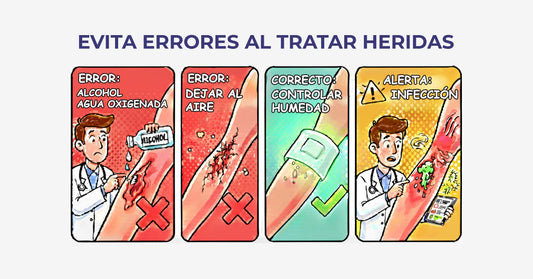 Errores más comunes en el cuidado de heridas que retrasan la cicatrización