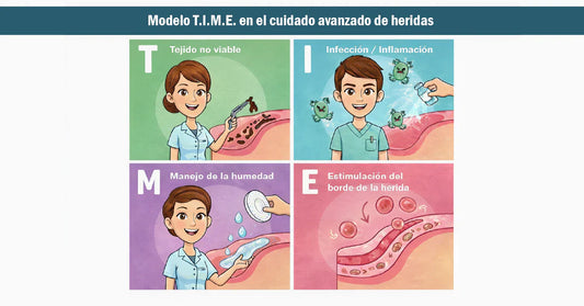 Modelo T.I.M.E. en el cuidado avanzado de heridas
