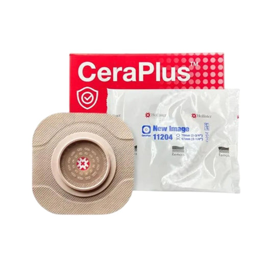 BARRERA COLOSTOMIA PLANA CERAPLUS ARO 70mm REC:57mm REF:11204