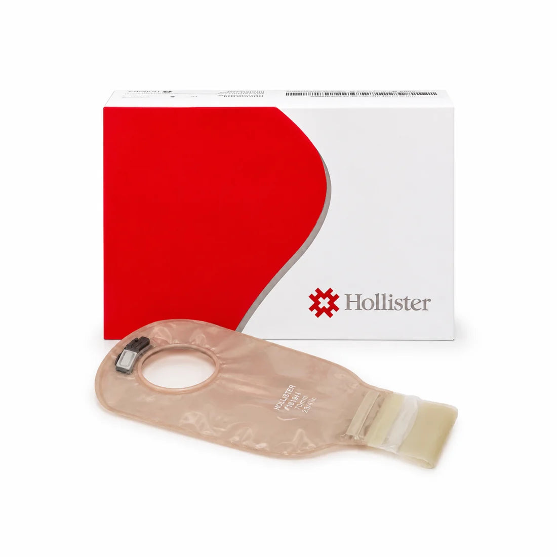 BOLSA COLOSTOMIA 18194 DE 2 PZAS CON FILTRO Y CIERRE ARO: 70MM FRENTE TRANSPARENTE