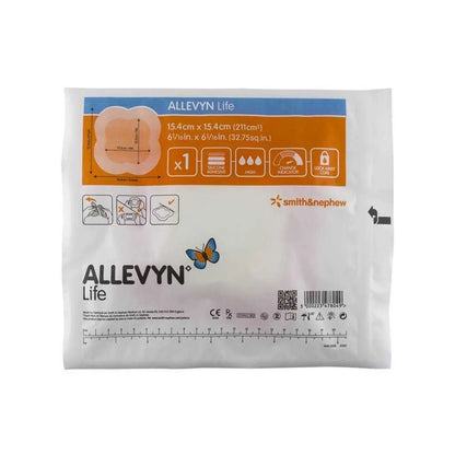 ALLEVYN LIFE APÓSITO HIDROCELULAR ADHESIVO DE SILICONA