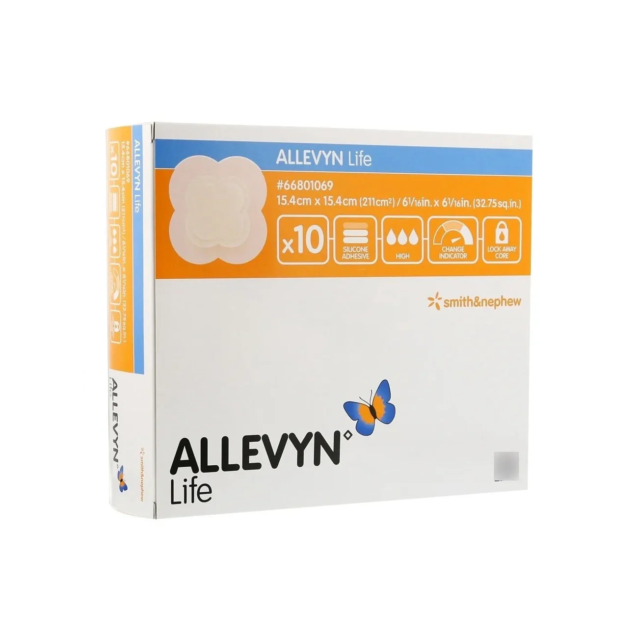 ALLEVYN LIFE APÓSITO HIDROCELULAR ADHESIVO DE SILICONA