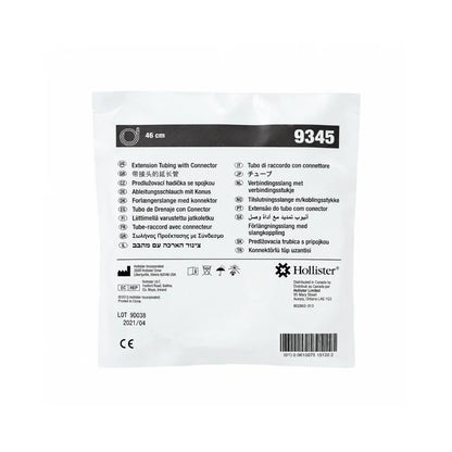 TUBO 9345 DE DRENAJE CON CONECTOR SIN LÁTEX 46 CM