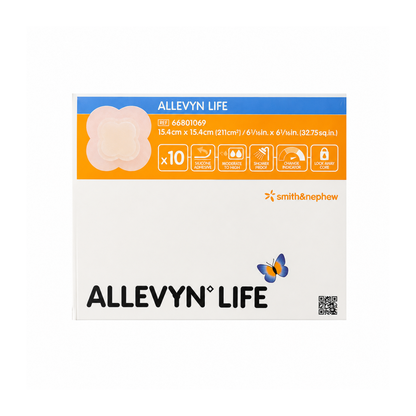 ALLEVYN LIFE 15.4x15.4cm APÓSITO HIDROCELULAR ADHESIVO DE SILICONA 66801069