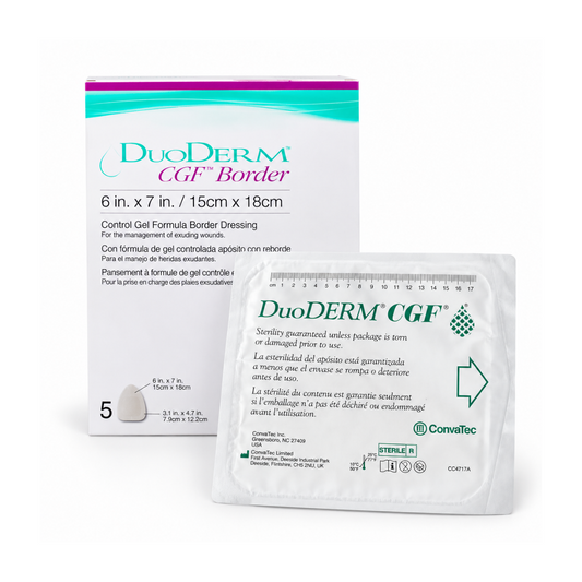 DUODERM CGF 20X20CM APÓSITO HIDROCOLOIDE SIN BORDES 187662