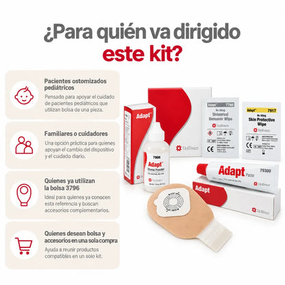 Kit Inicial Para Paciente Ostomizado Pediátrico