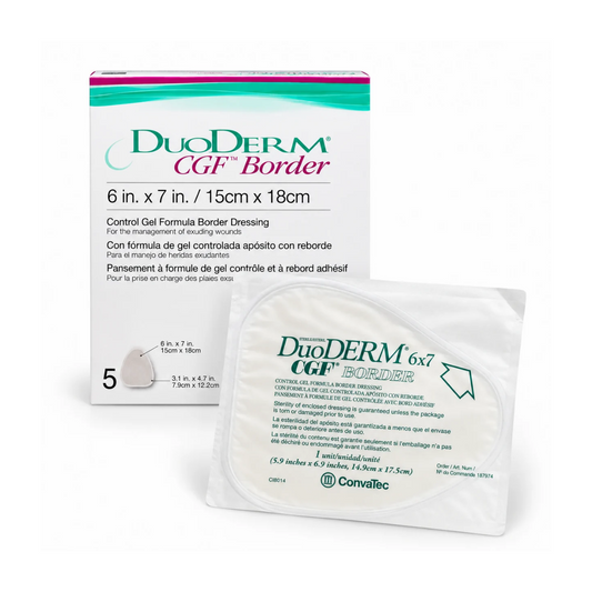 DUODERM CGF 15X18CM APÓSITO HIDROCOLOIDE CON BORDES 187974