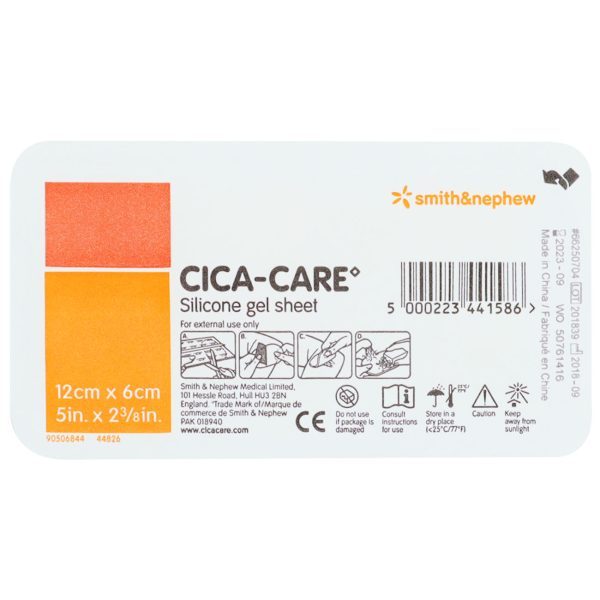 CICA CARE LAMINA DE GEL DE SILICONA  6cm x 15cm |REF:66250704